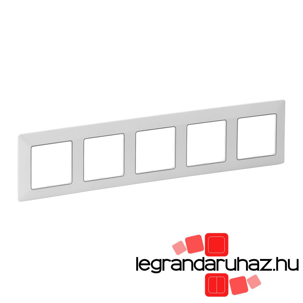 Legrand Valena Life ötös keret fehér–króm, Legrand 754035