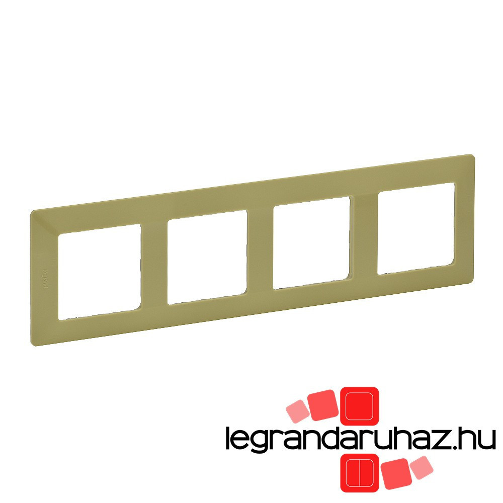 Legrand Valena Life négyes keret limezöld, Legrand 754084