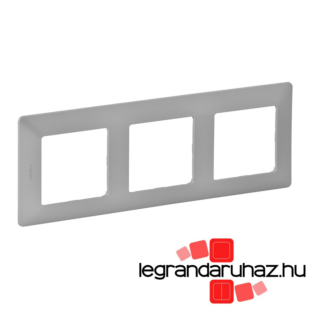 Legrand Valena Life hármas keret alumínium, Legrand 754133