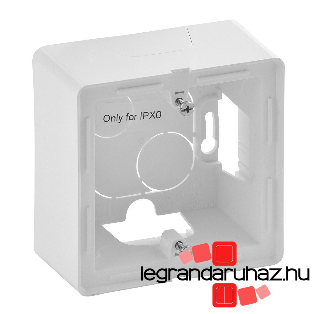 Legrand Valena Life kiemelődoboz, egyes fehér, Legrand 754191