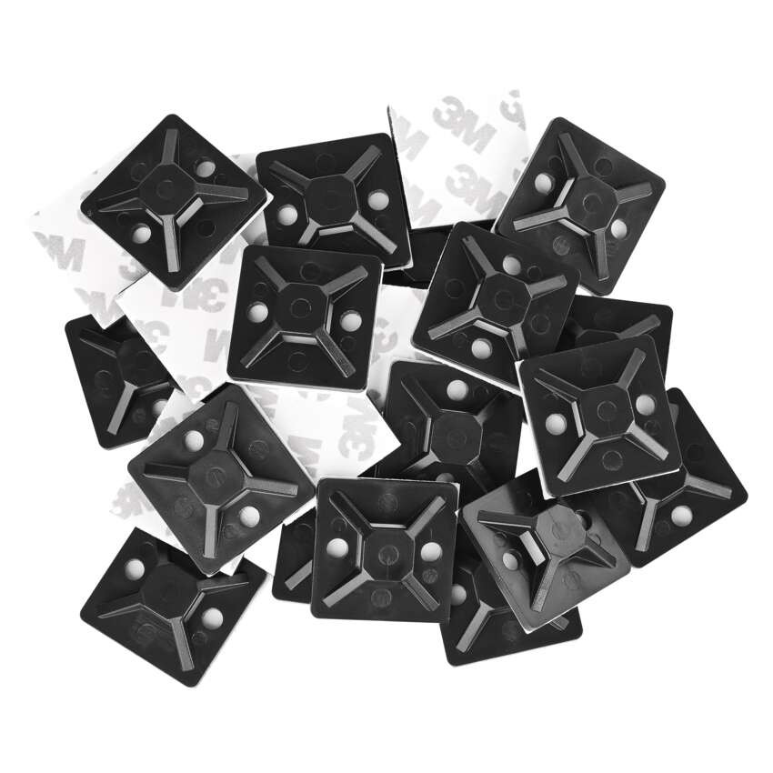 EMOS A2833, Öntapadó talp 3M 30×30, fekete 25 szt