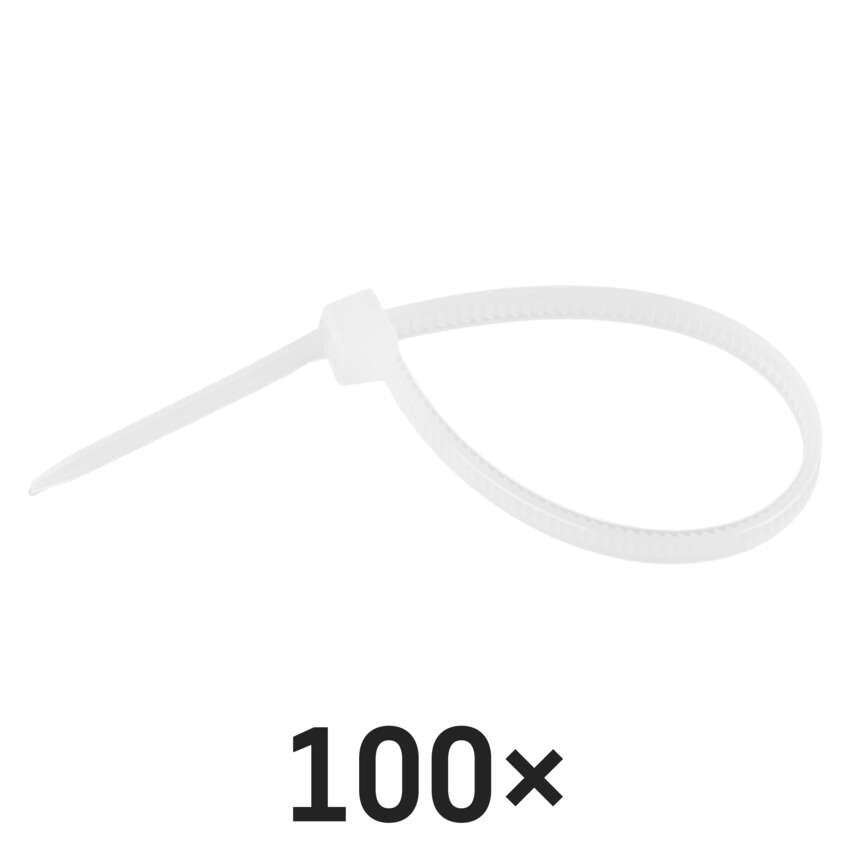 EMOS A2842, Kábelkötöző 100×2,5, fehér, 100 szt