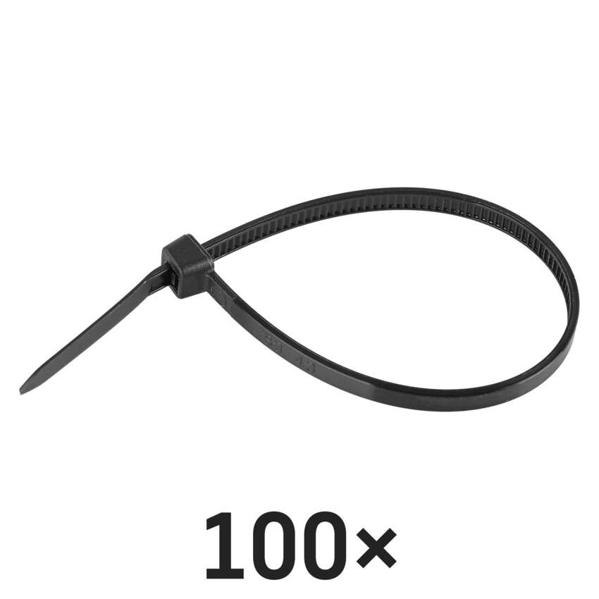 EMOS A2843, Kábelkötöző 150×3,5, fekete, 100 szt
