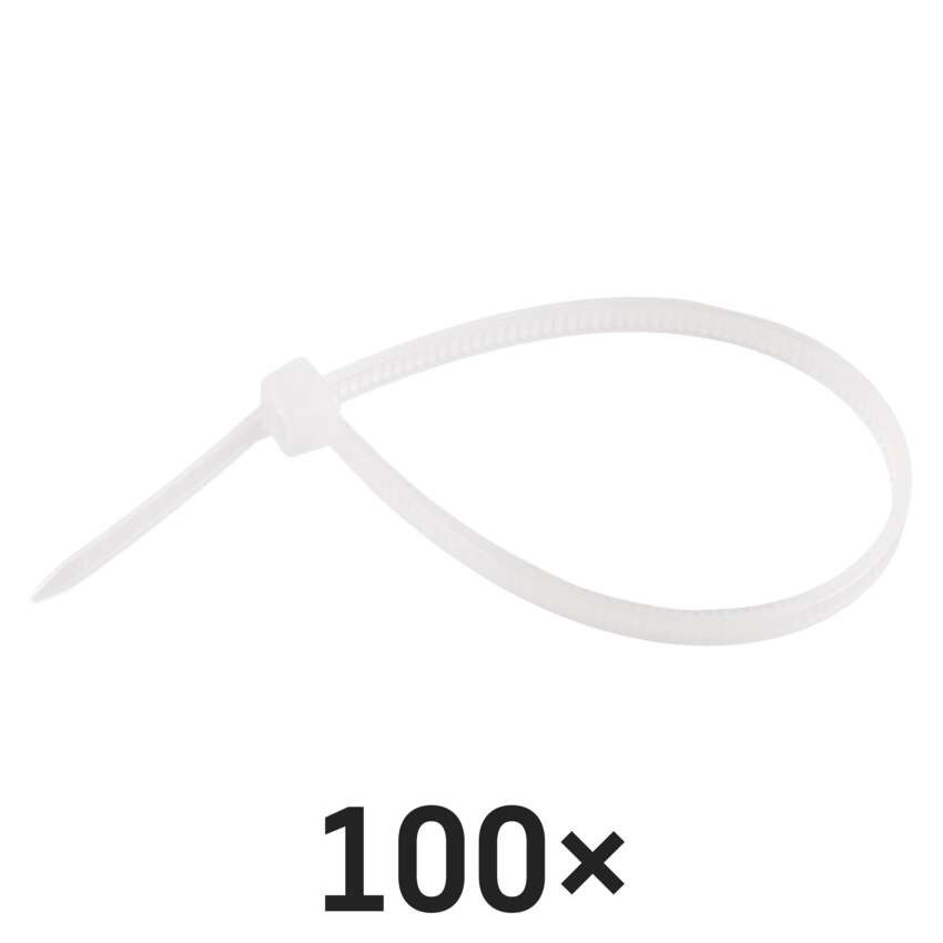 EMOS A2844, Kábelkötöző 150×3,5, fehér, 100 szt