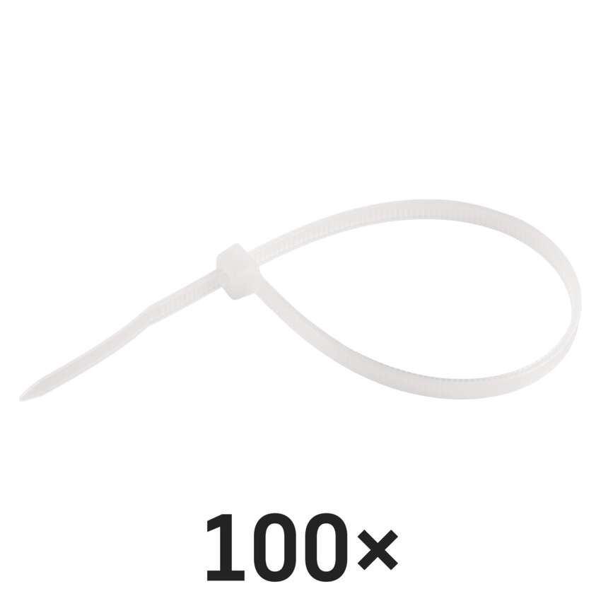EMOS A2850, Kábelkötöző 200×4,8, fehér, 100 szt