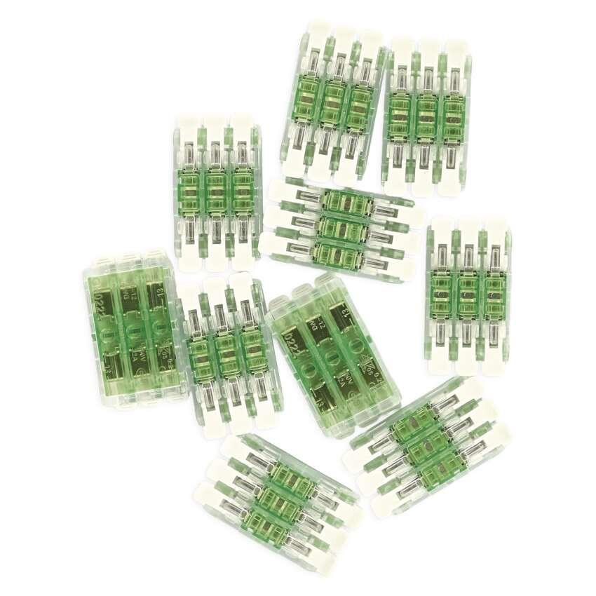 EMOS A9113, Egyenes karos vezetékösszekötő 6× 0,2–4 mm2, 10 szt