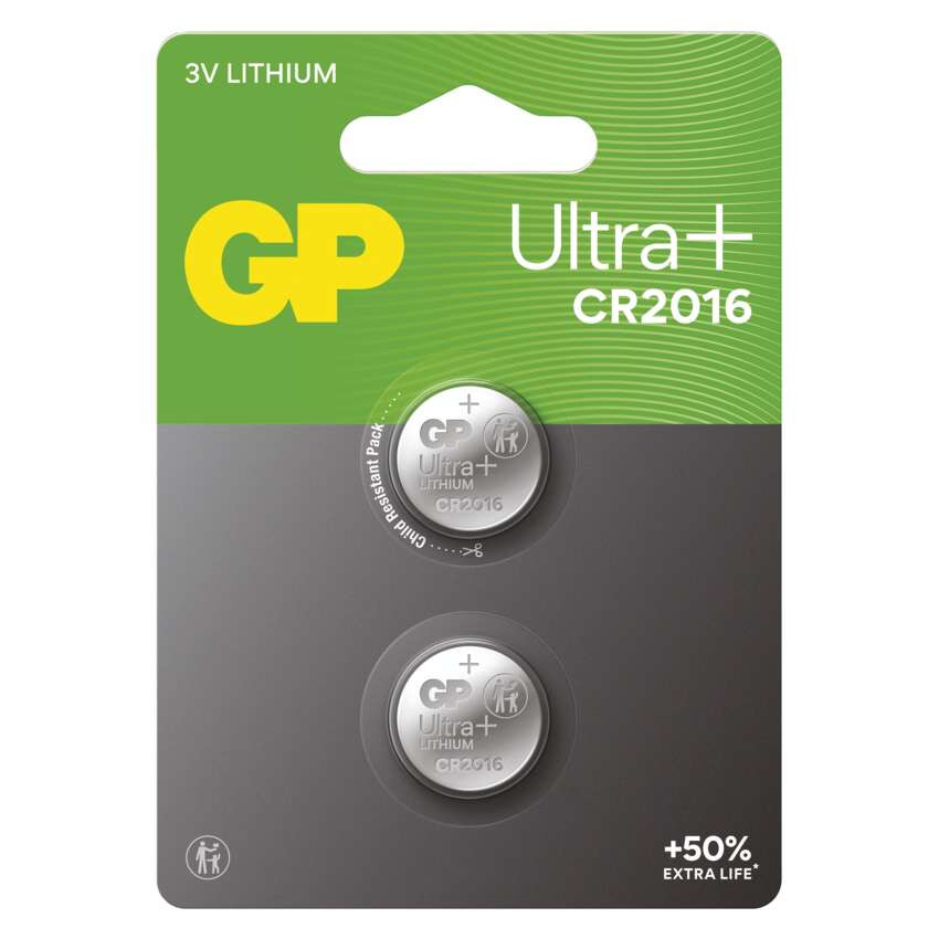 EMOS B15163UP, GP Ultra plus Lítium gombelem CR2016 2db/bliszter – 3. kép