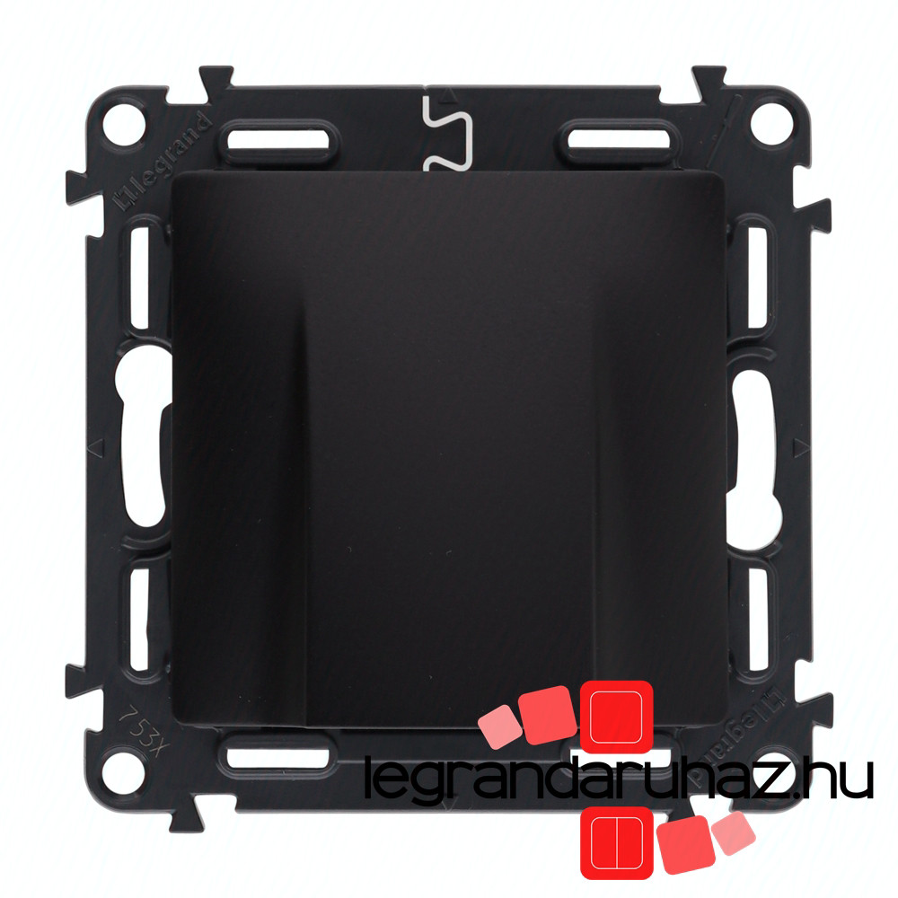 Legrand Valena Life kábelkivezető sorkapoccsal fekete, LB753033