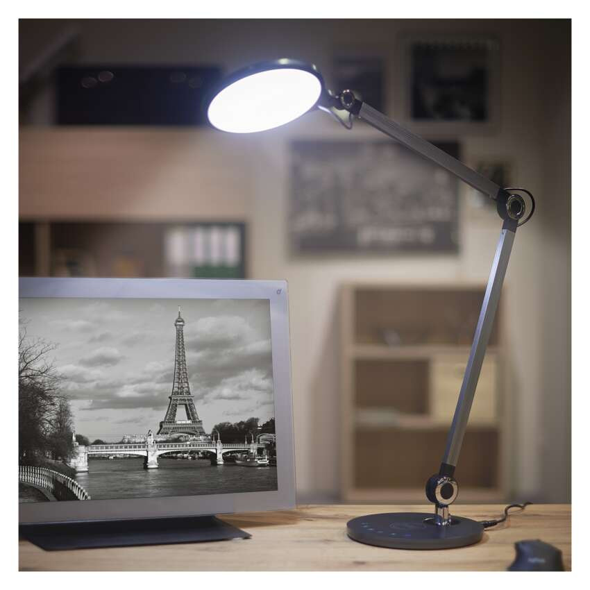 EMOS Z7615, Karen LED asztali lámpa, fekete – 10. kép